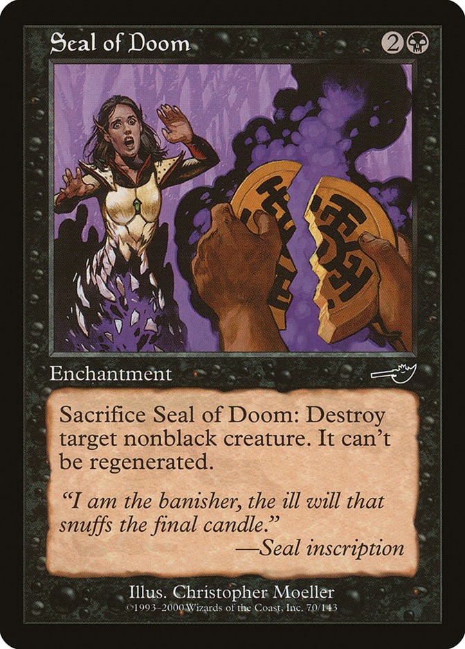 MTG Magic the Gathering Seal of Doom (70/143) Nemesis MP