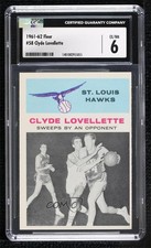 1961-62 Fleer Clyde Lovellette #58 CGC 6 HOF 3g8