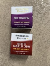 Australian Dream Arthritis Pain Relief 4oz  Back Pain Cream 4oz 7/26  2/28