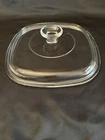 Pyrex A-9-C Replacement Lid Only Glass  Clear 8" Square Corning Ware Casserole