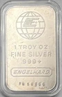 Engelhard 1oz Silver Bar 0.999+ w/Rare ‘Tall E’ - Serial Number FB 58255