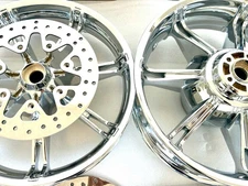 HARLEY 2020-23 TOURING RIMS SLICER II CHROME WHEELS STREET GLIDE ULTRA SALE