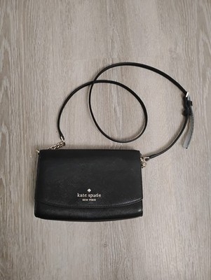 Kate Spade Small Flap Leather Black New | eBay