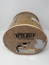 1000ft RG6/U 60 Coax Cable 18AWG 3GHz CM Priority Wire  Cable Spool