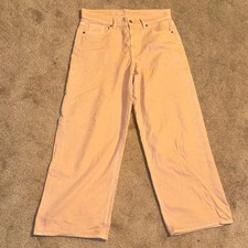 Women  s Wide-Leg Peach Jeans