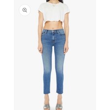 MOTHER Mid Rise Dazzler Jeans in What&rsquo;s Your Sign Wash size 26 NWT