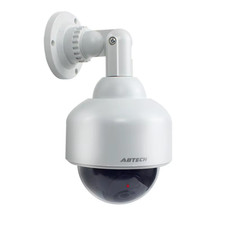 Fake Dummy Camera Outdoor IP54 Rainproof Security Surveillance Flash Dome Camera
