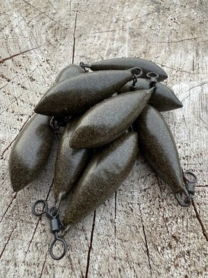 10 x 3 Unzen Reißverschluss Distanz Angeln Blei Gewichte M.G.S £10,99 kostenloser Versand