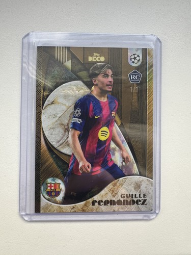 Guille Fernandez 1/1!! Topps Deco 2025/2026 Rookie!! Gem mint 1/1 card!