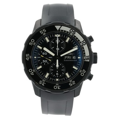 IWC Aquatimer Black Dial Stainless Steel 44mm Automatic Men s Watch IW376705