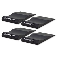 Race Ramps Supercar FlatStoppers, Tire Car Ramps for Storage, 16" Wide, Set of 4
