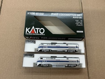 KATO SPUR N DIESELLOK SET 2X P42 GENESIS AMTRAK PERSONENLOKOMOTIVEN !