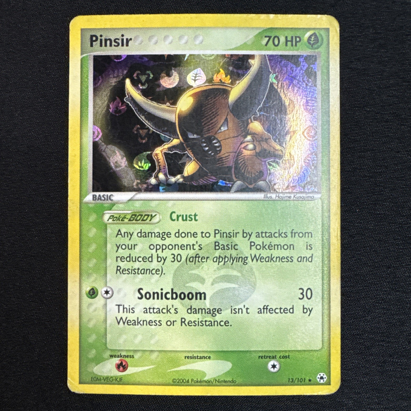 Pokémon TCG Pinsir 13/101 EX Hidden Legends Reverse Holo 2004
