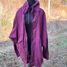 Venezia vintage 90s burgundy Batwing Holy Grail Jacket 14/16 plus rare mobwife