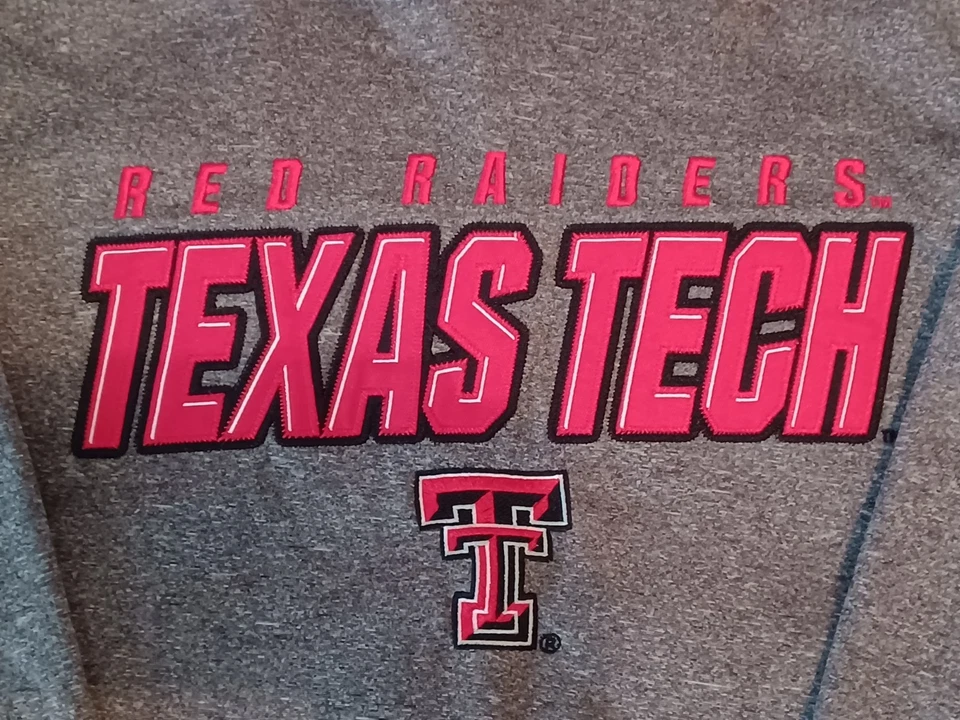 Champions Texas Tech Red Raiders Hoodie Sweatshirt Small Gray Red NCAA - Image 2 of 4