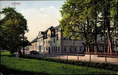 Ak Grünfeld Waldenburg in Sachsen, Gasthaus Grünfeld - 10415372