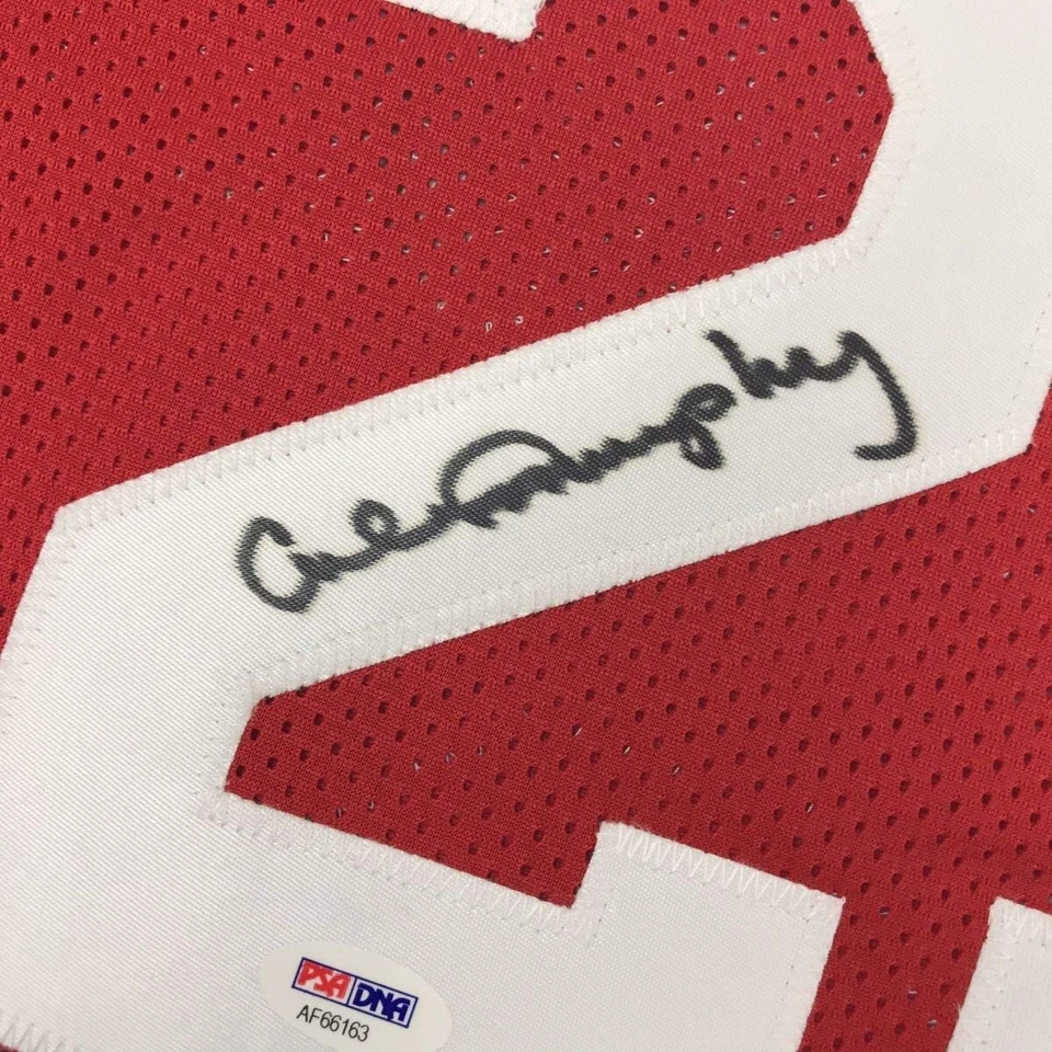 Autographed/Signed CALVIN MURPHY Houston Red Basketball Jersey PSA/DNA COA Auto - Image 3 of 4