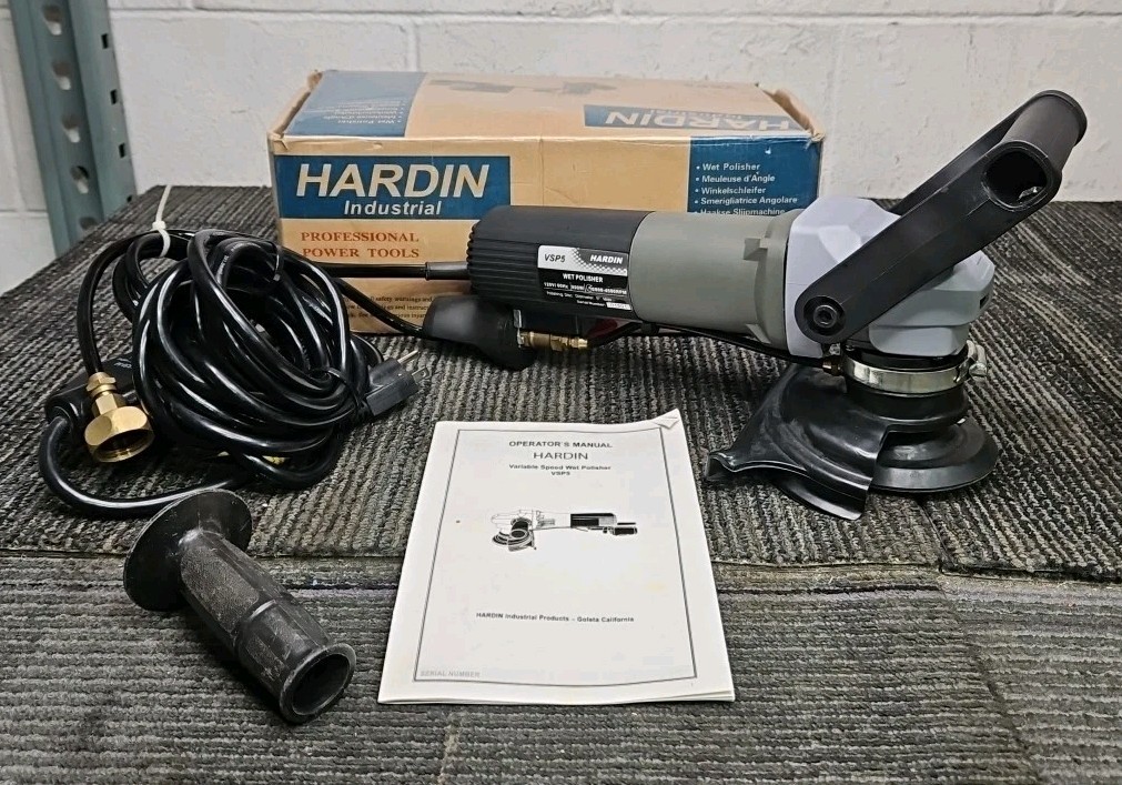 Hardin Industrial VSP5 120V Corded Wet Polisher - TOOL ONLY