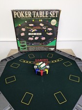 Poker Table Set - Transfer Any Table Into Poker Table Drinks Holders Cards Chips