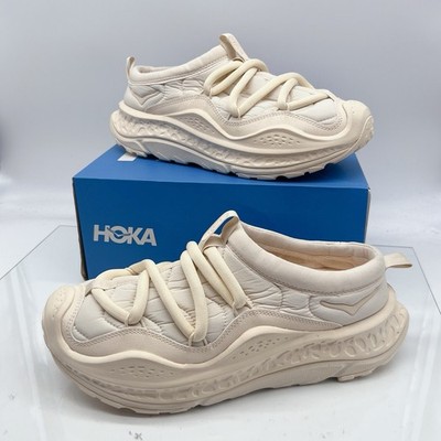 Hoka One Ora Primo Unisex Comfort Sneaker Clogs Slip On Cream Mens U.S. 11.5