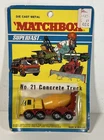 Matchbox Lesney Superfast 21 Foden Concrete Truck On Sealed Card