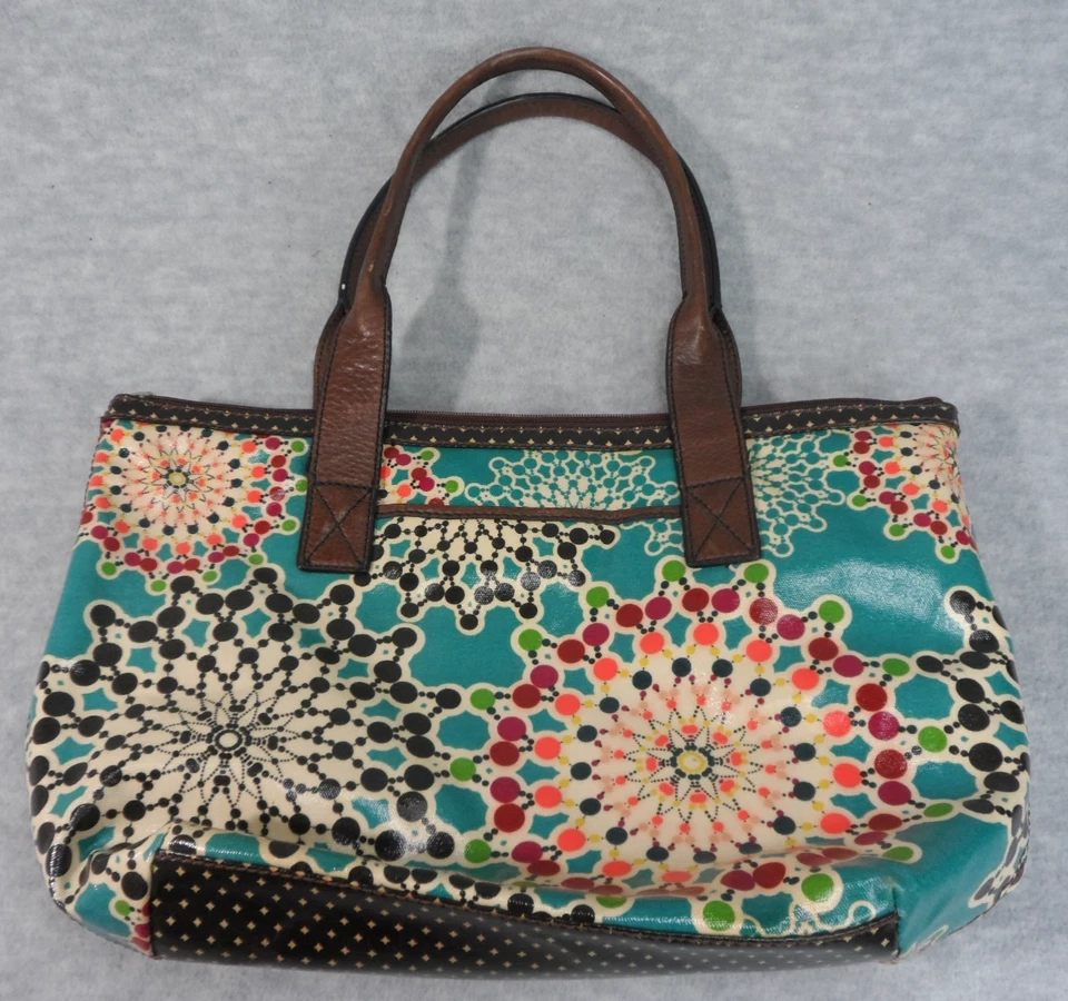 Cartera Fossil Llave por Caleidoscopio Lona Recubierta Bolso de Hombro Multicolor Foto 3 de 4