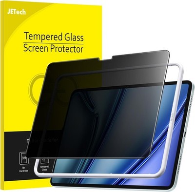 JETech Sichtschutz iPad Air 11 Zoll M4/M3/M2 (2024-2026) Anti-Spy Glasfolie 1