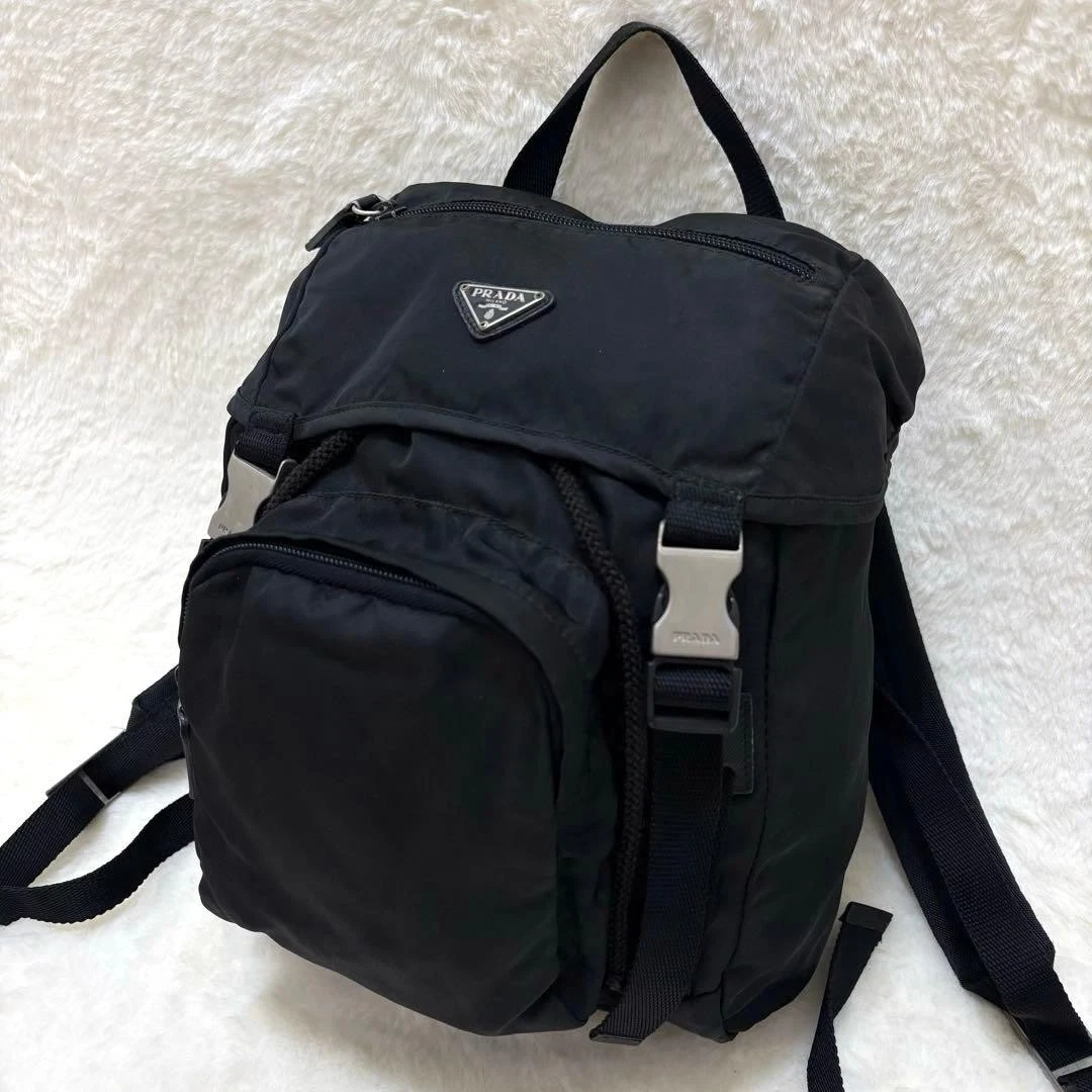 PRADA Backpack Black Bags for Men for sale | eBay
