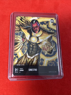 Sinestro DC Hybrid Trading Cards 2022 - Chapter 1 Super Villains #A163 LOW MINT