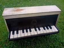 RARE AND OLD chromatic toy piano 25 keys Michelsonne Paris - WOODEN HAMMERS!
