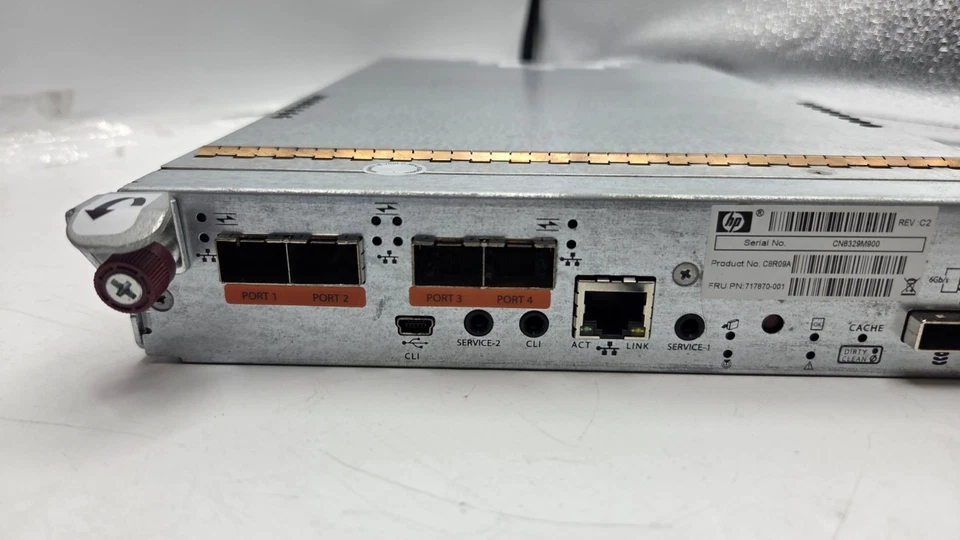 HPE C8R09A MSA 2040 10Gbit iSCSI 16G Fibre Channel SAN Controller - Image 2 of 4