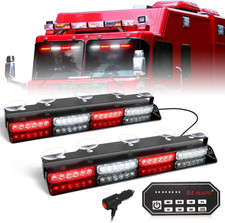 2x16.8 Inch Dash Strobe Lights Wtake Downcontroller