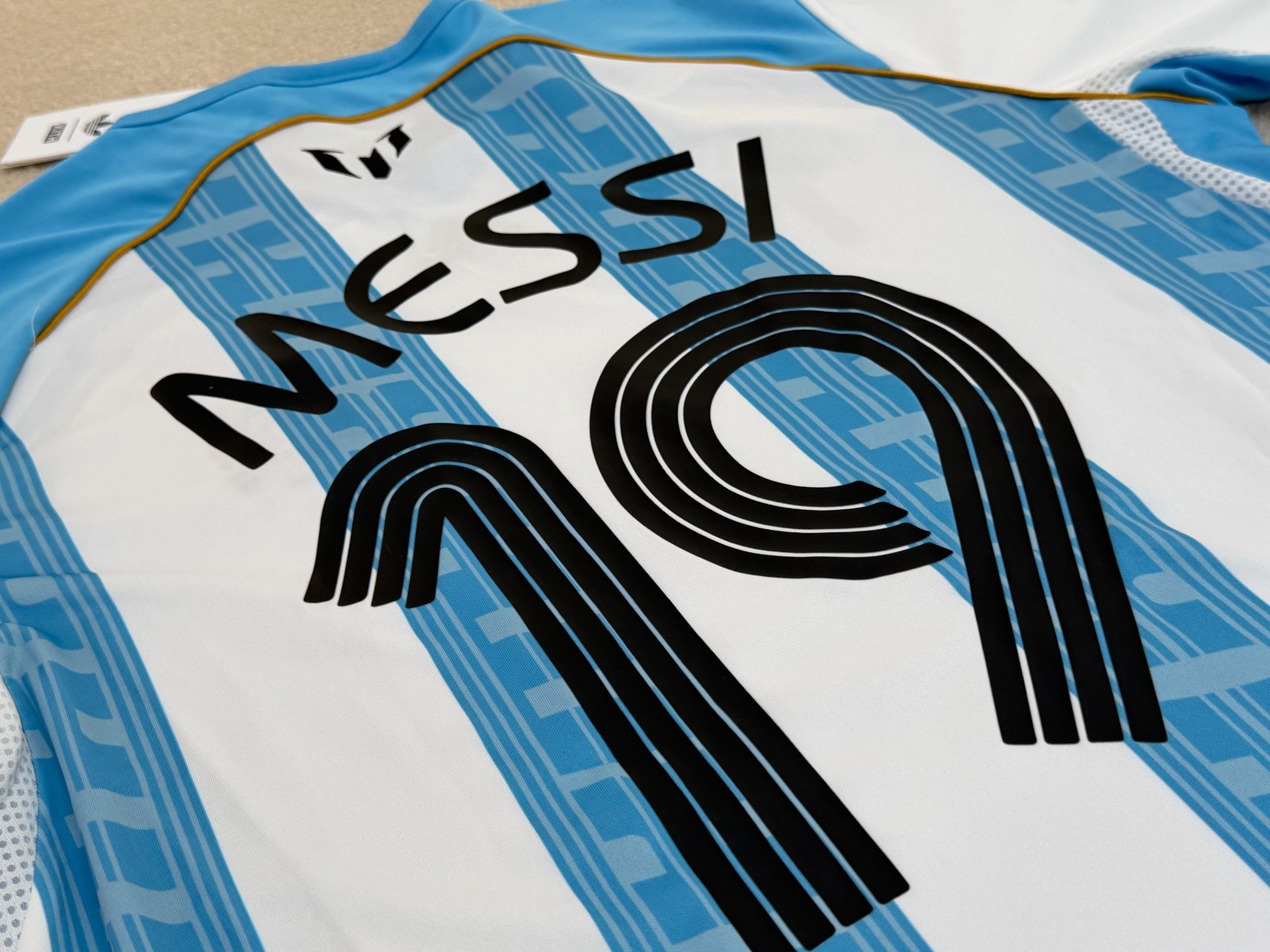Adidas x Kith x Messi 2006 Argentina Football Jersey XL World Cup pack KR0057
