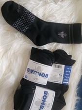 Bombas kids Crew Socks S Black 10 Pairs Honeycomb Cushioned Cotton Polyester