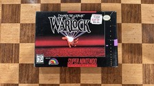 Warlock SNES Super Nintendo CIB Complete Box Manual Inserts LJN 1995