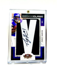2009 Panini Rookie Class Percy Harvin /180 Autograph V #242  (RC,AU,MEM)