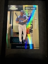 2004 Playoff Prestige Vernon Wells Xtra Bases PURPLE #058/150 Blue Jays #200