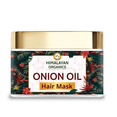 Himalayan Organics Red Onion Oil Hair Mask With Bhringraj,Vitamin E - 200ml