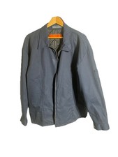 Vintage Red Kap Work Jacket Mens XXL Blue Mechanic Quilt Lined Jacket Talon Zip