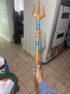 Disney The Little Mermaid King Triton All Powerful Trident Lights Sounds Costume