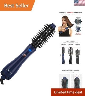 4-in-1 Prussian Blue Hair Dryer Brush with Ceramic Coating & ION Technology