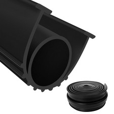 Garage Door Seal 16 Feet Garage Door Bottom Seal 5/16 Inch Universal U O Ring...