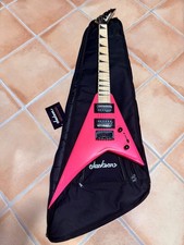 Jackson JS SERIES RR MINION JS1X Neon Pink Gloss Flying V Randy Rhoads guitar
