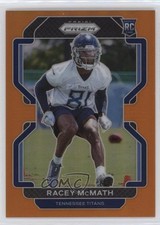 2021 Panini Prizm Rookie Orange Prizm 23/249 Racey McMath #409 oh8
