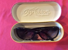 Brighton Womens Sunglasses With Tin Case and Slip Cover Pouch Nice