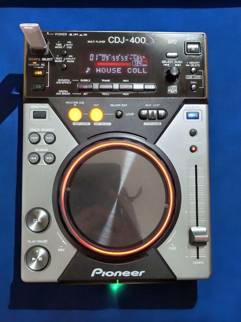 Pioneer DJ CDJ-400 Pair Digital CD Player DJ Turntable