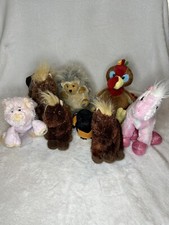 LOT of 8 Ganz Webkinz Plush Stuffed Animals - NO Tag Codes-