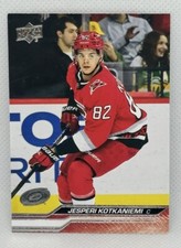 Jesperi Kotkaniemi 2023-24 Upper Deck Series 1 Base Card #33 Hurricanes