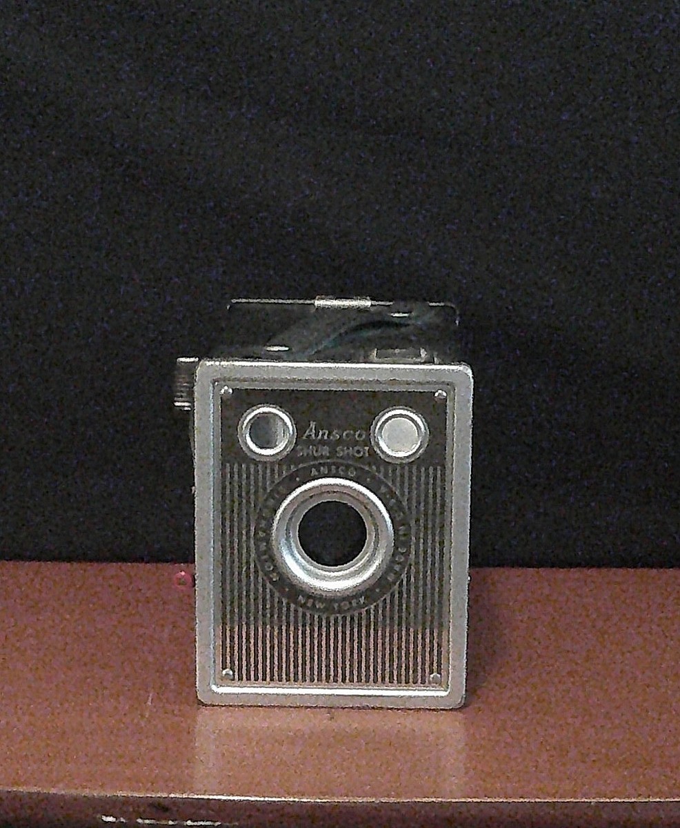 Vintage Ansco Shur Shot Box Camera, Made in USA Binghamton New