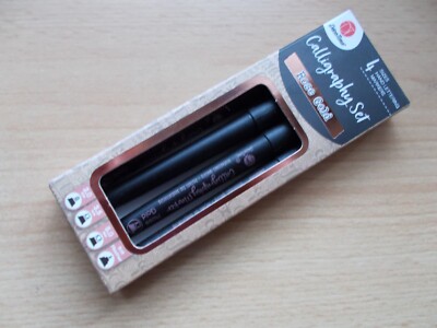Kalligrafie Stifte Set, Calligraphy Marker, 2,0 - 3,5 - 5,0mm, Soft, Rosefarben